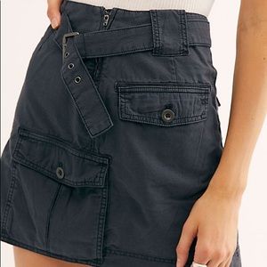 free people utility skirt